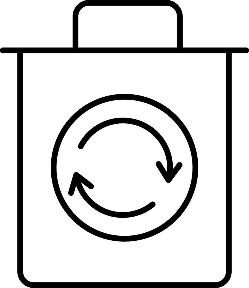 Trash Line Icon vector