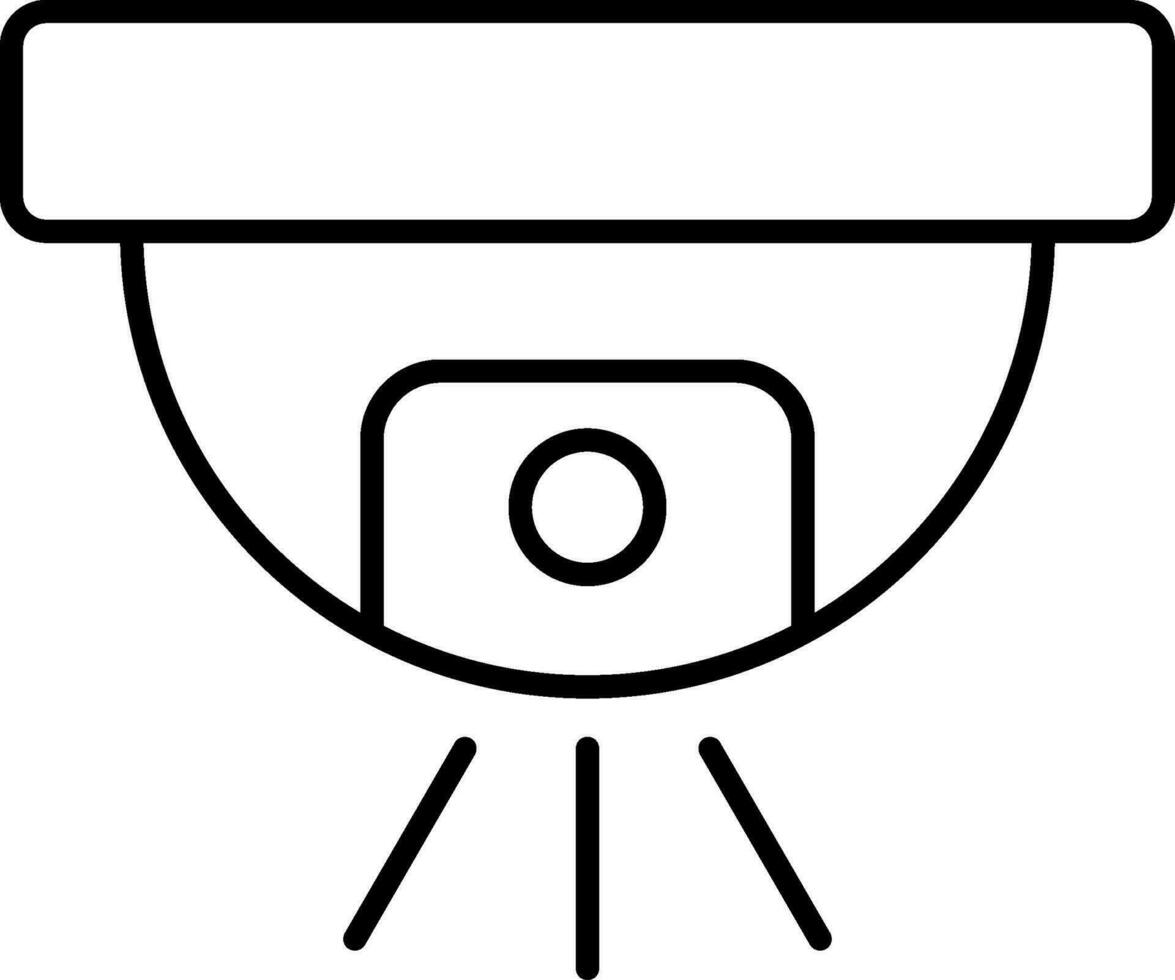 icono de línea de monitoreo vector