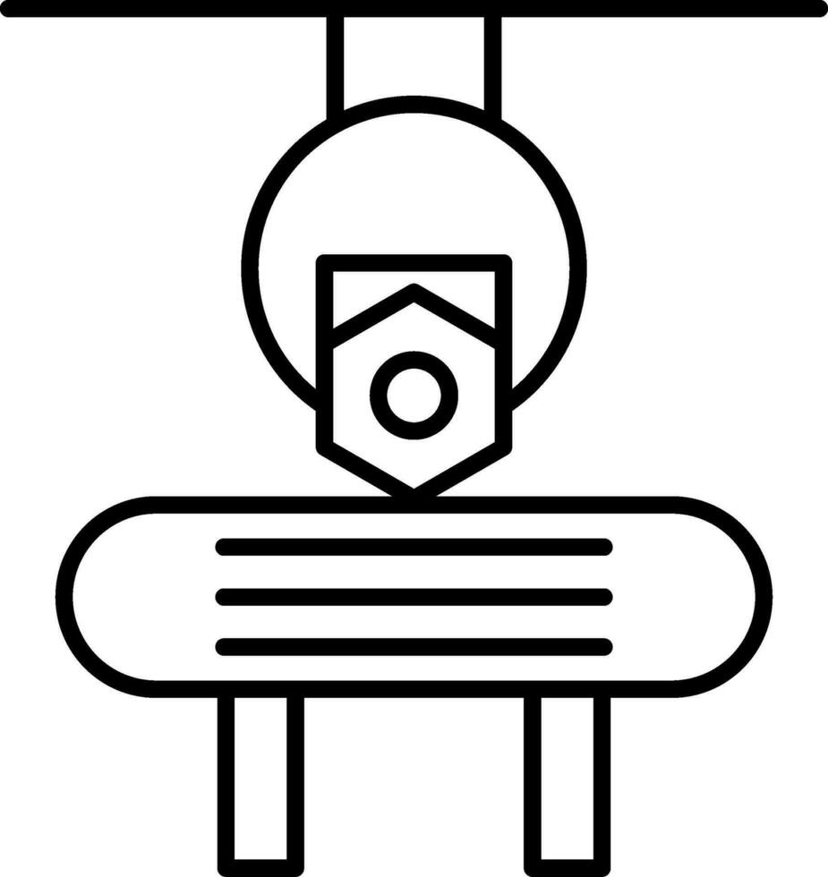 Machinery Line Icon vector