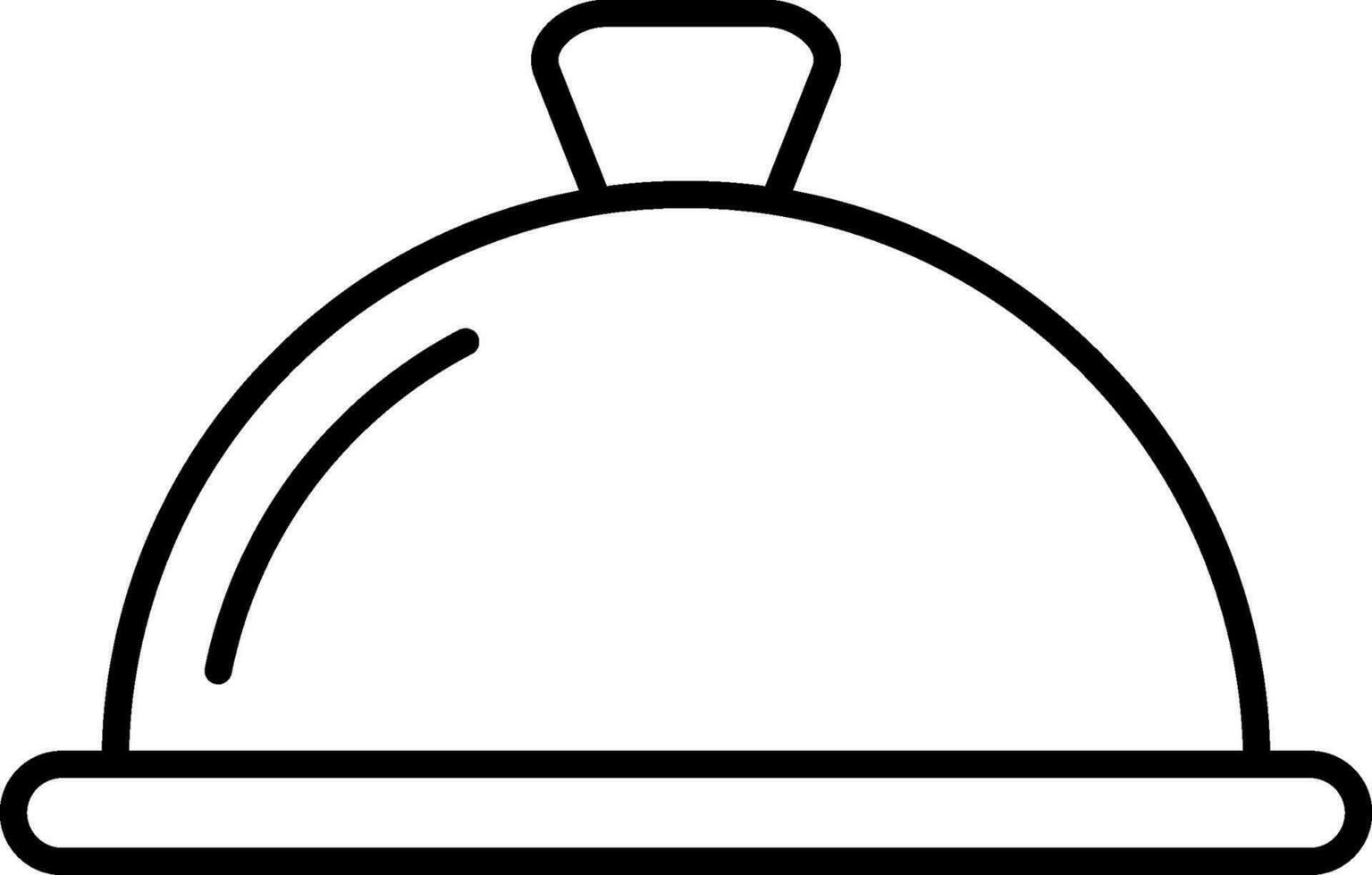 Dishes Line Icon vector