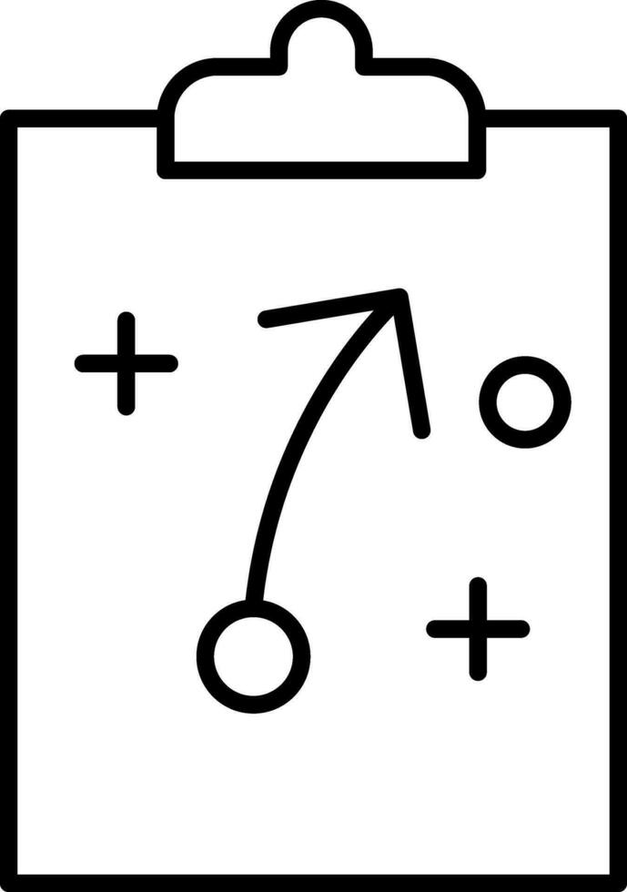 Strategy Line Icon vector