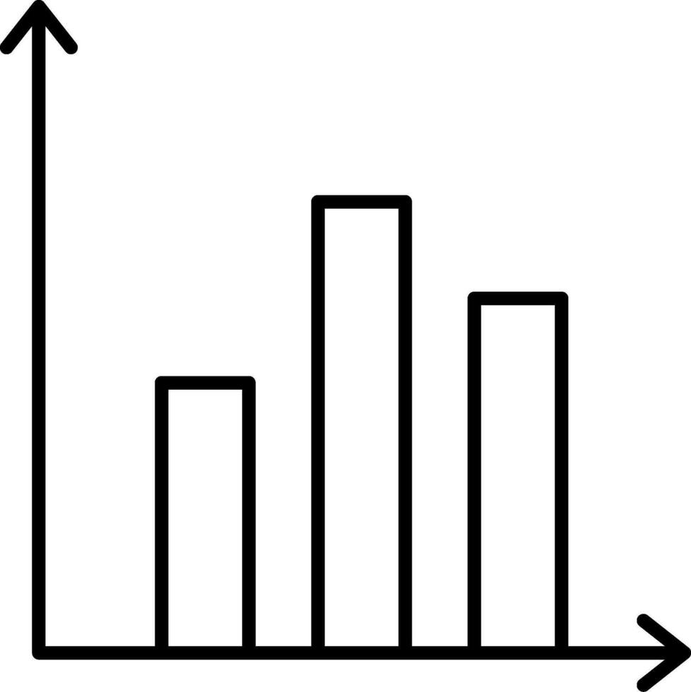Prediction Line Icon vector