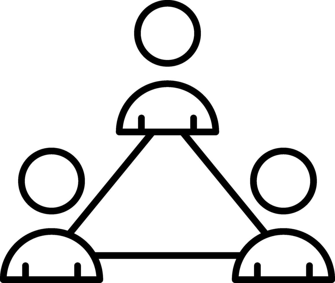 Reorganize Line Icon vector