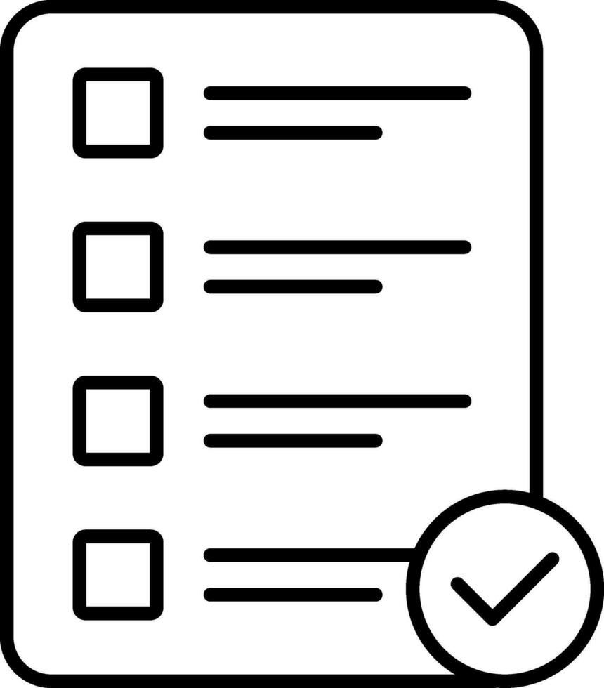 Priority Line Icon vector