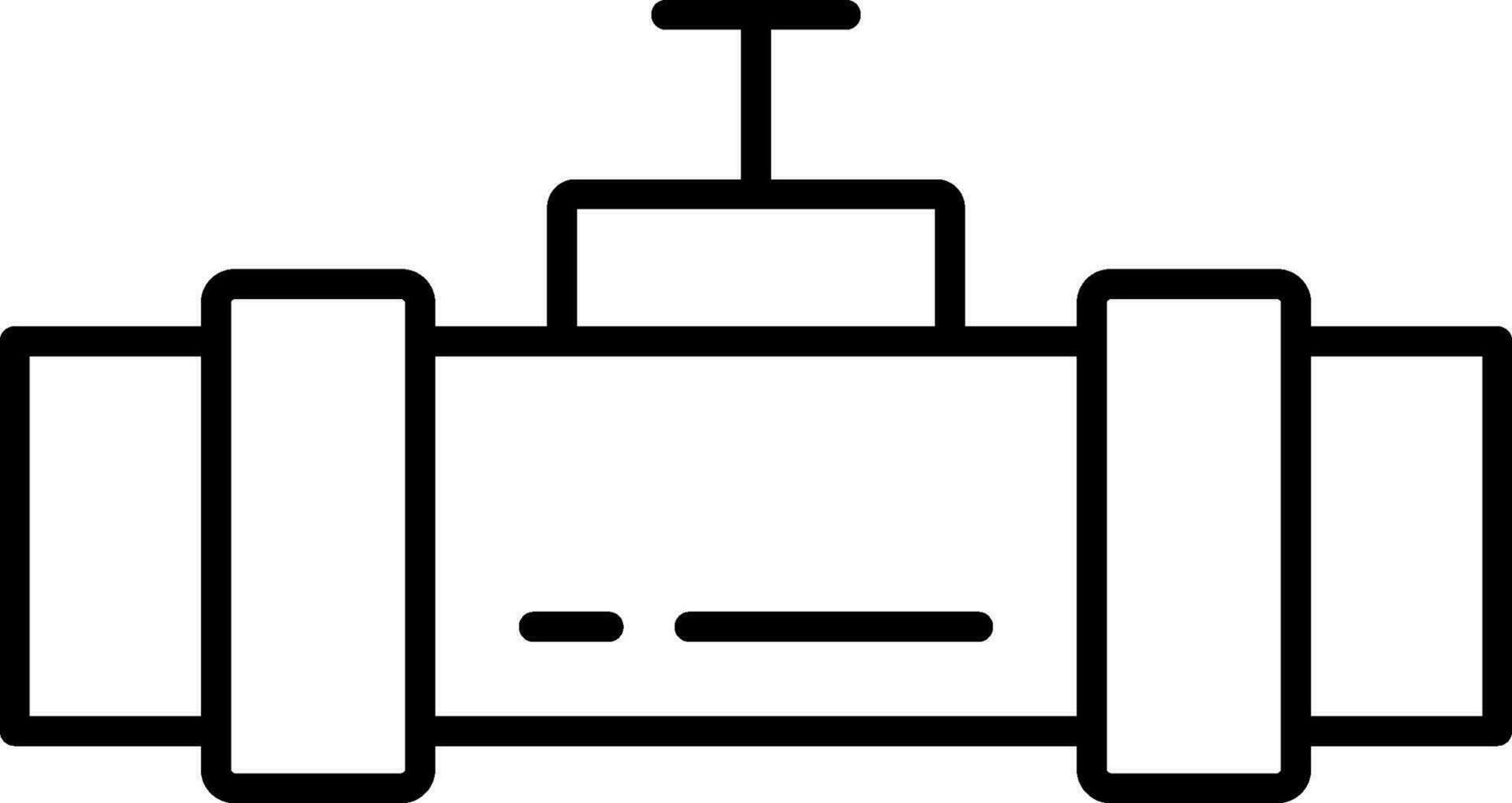 Pipe Line Icon vector