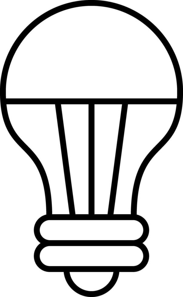 icono de línea de luz led vector