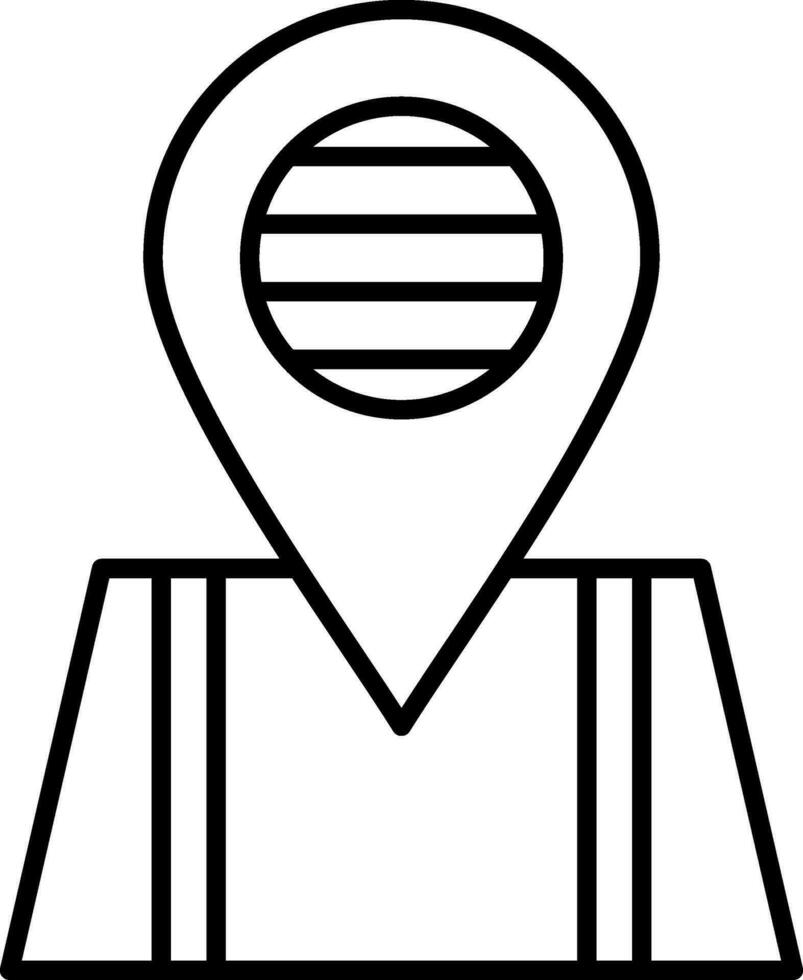 Placeholder Line Icon vector