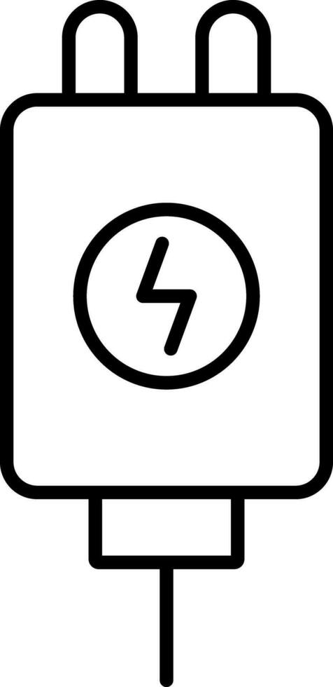 Adapter Line Icon vector
