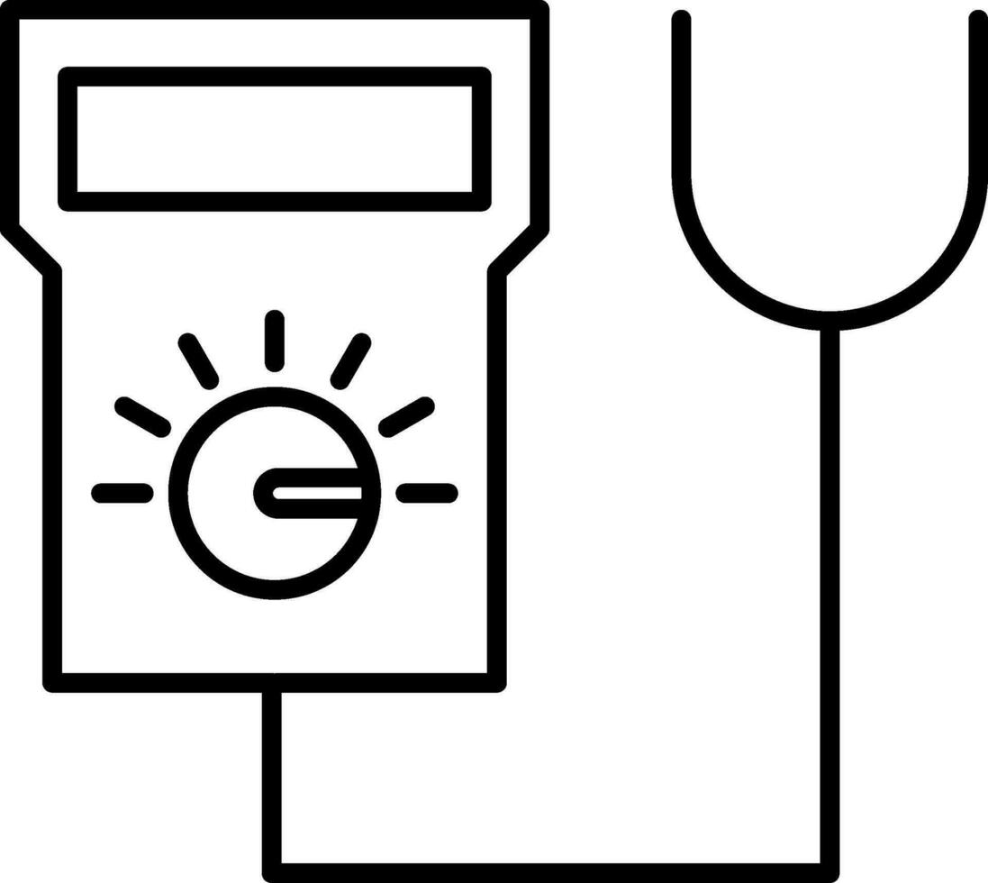 Tester Line Icon vector