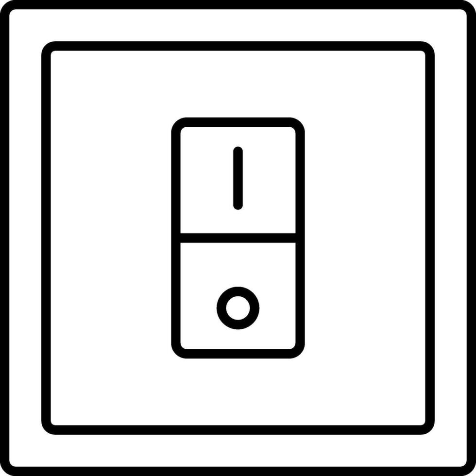 Switcher Line Icon vector