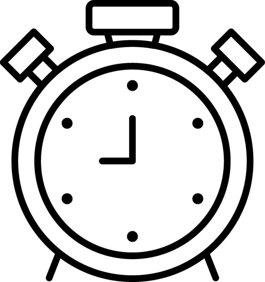Alarm Line Icon vector