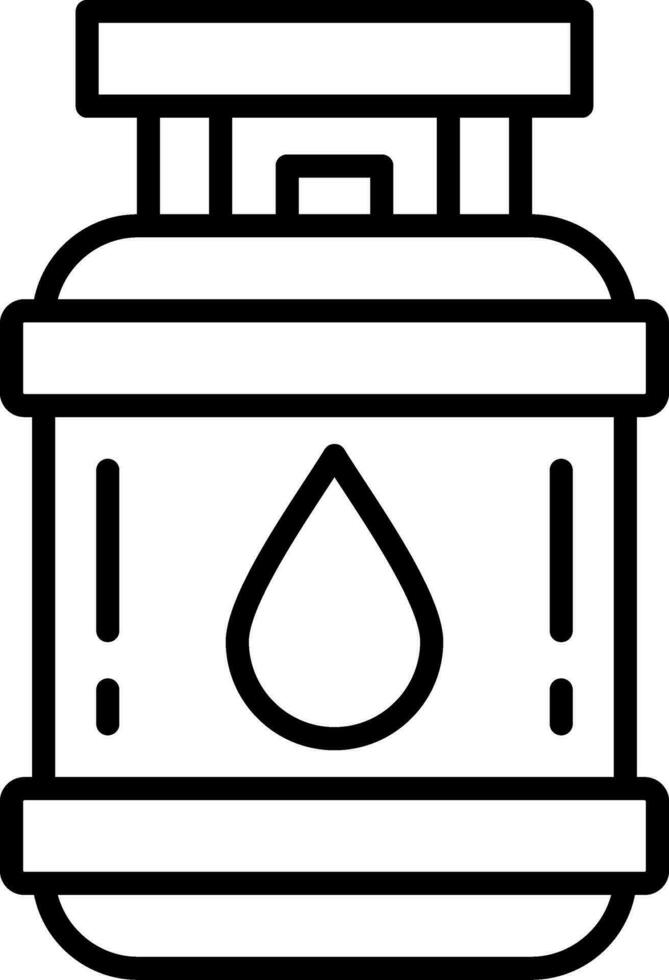 Propane Line Icon vector