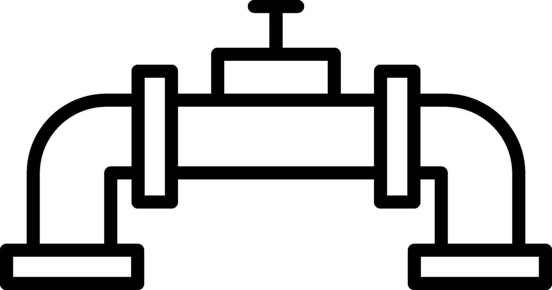 Pipe Line Icon vector