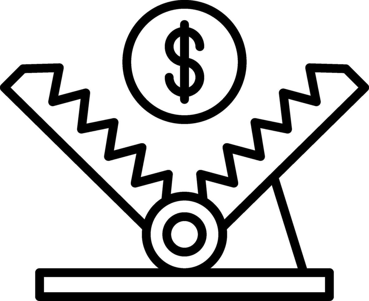 Trap Line Icon vector