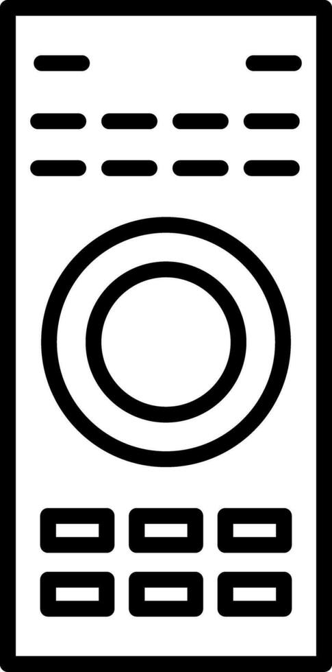 Remote Line Icon vector