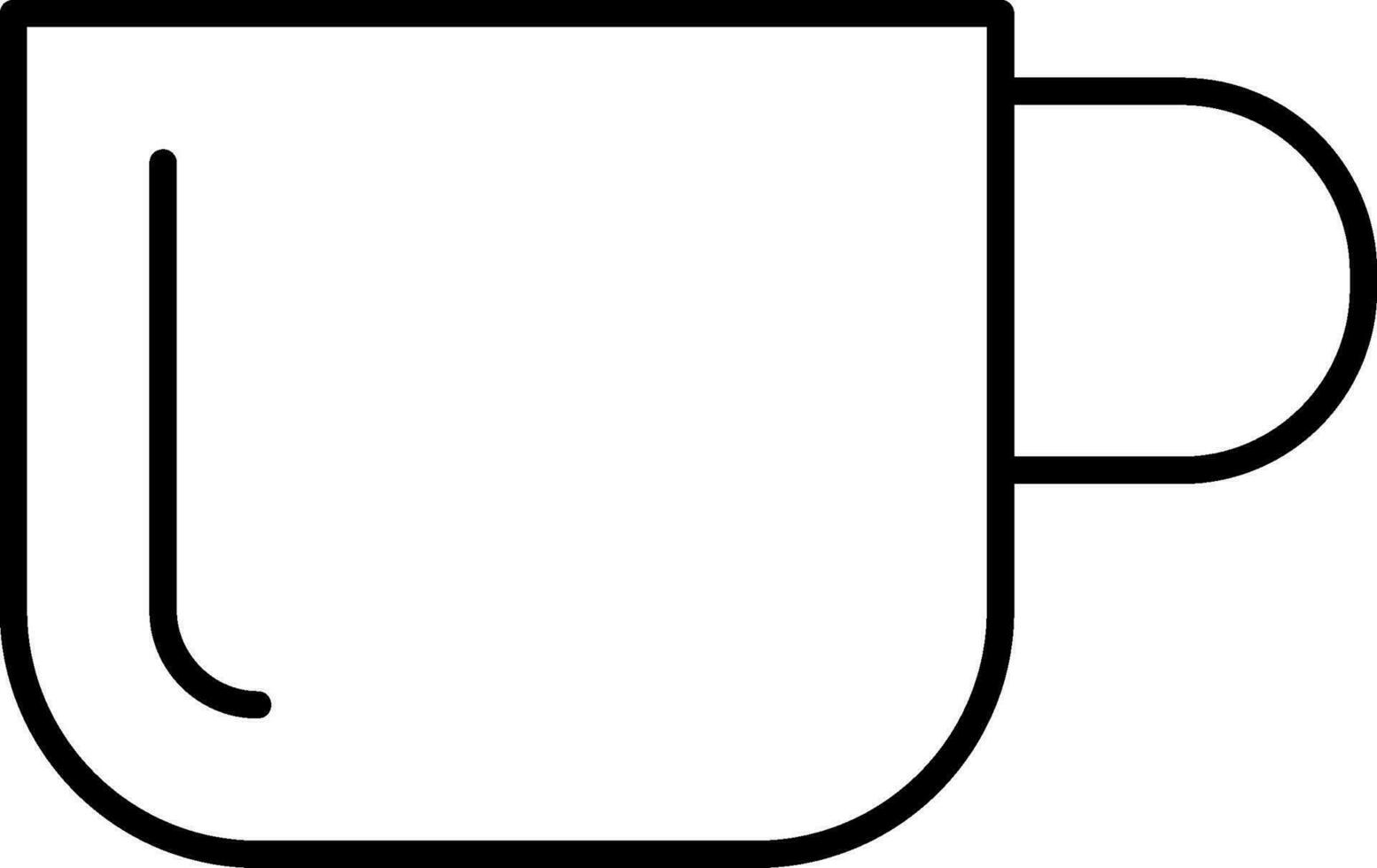 Cup Line Icon vector