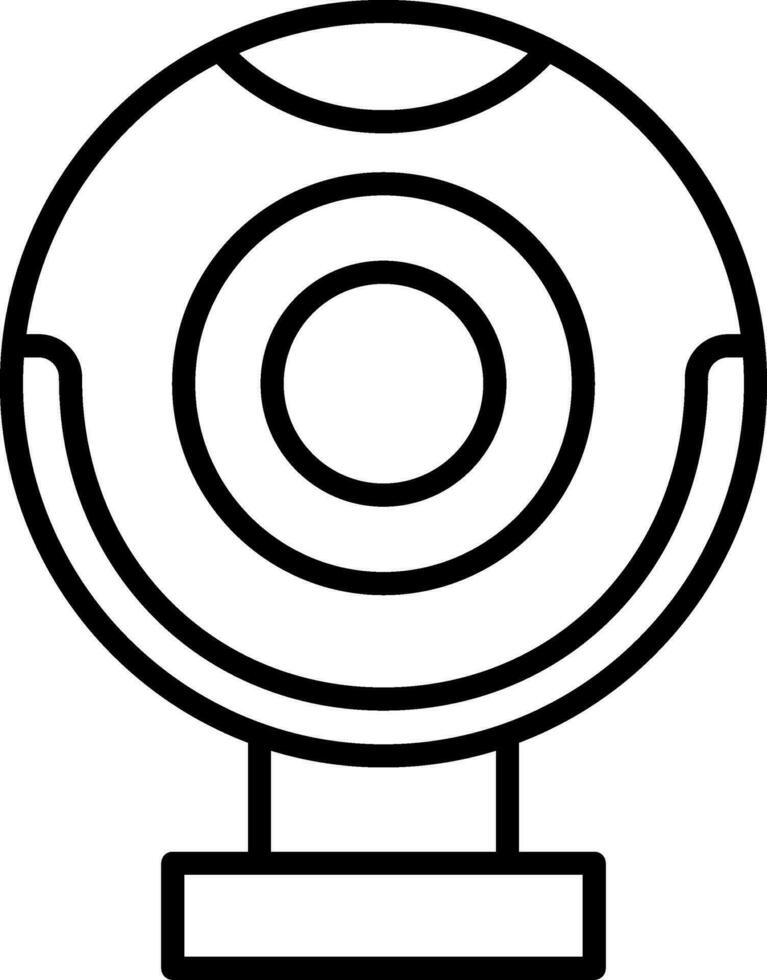 Webcam Line Icon vector