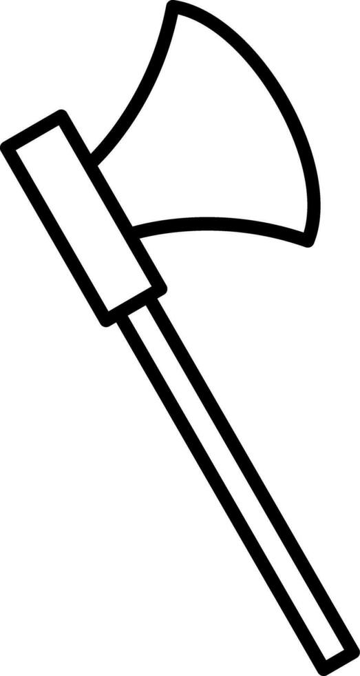 Axe Line Icon vector