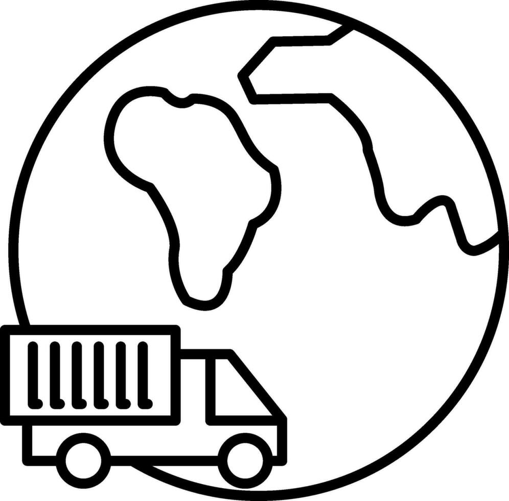 Travel Line Icon vector