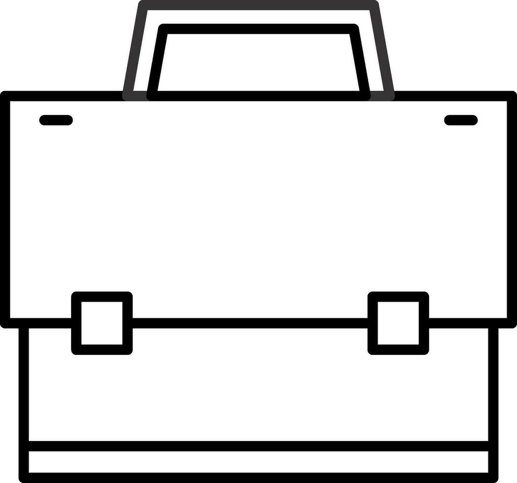 Suitcase Line Icon vector