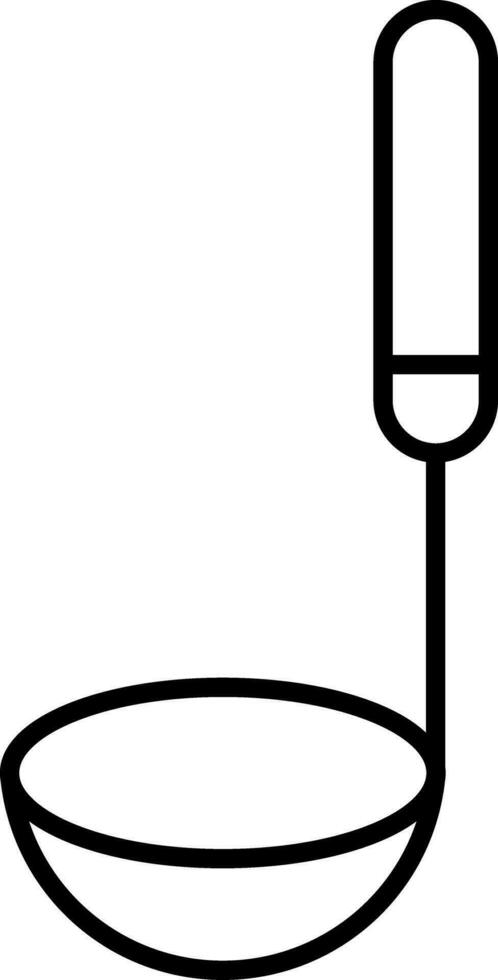 Ladle Line Icon vector
