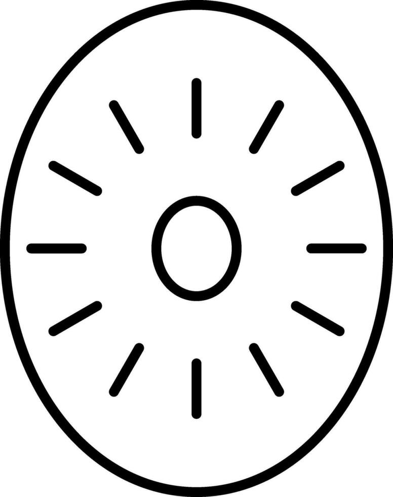 Kiwi Line Icon vector