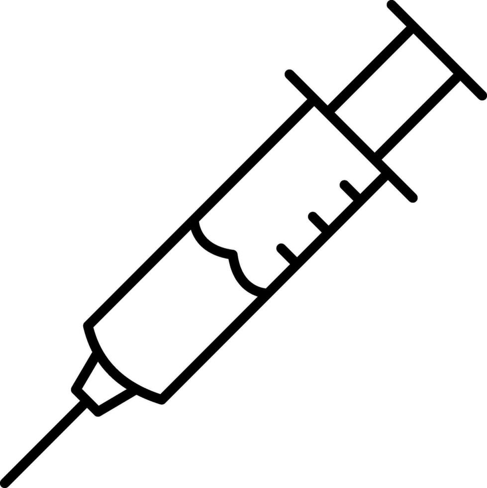 Injection Line Icon vector
