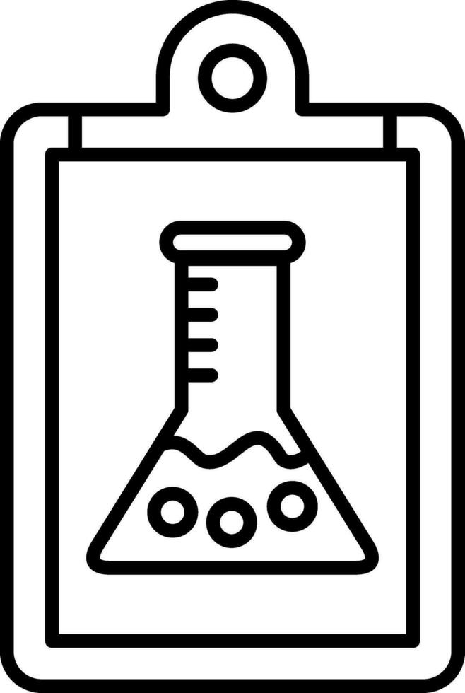 Report Line Icon vector