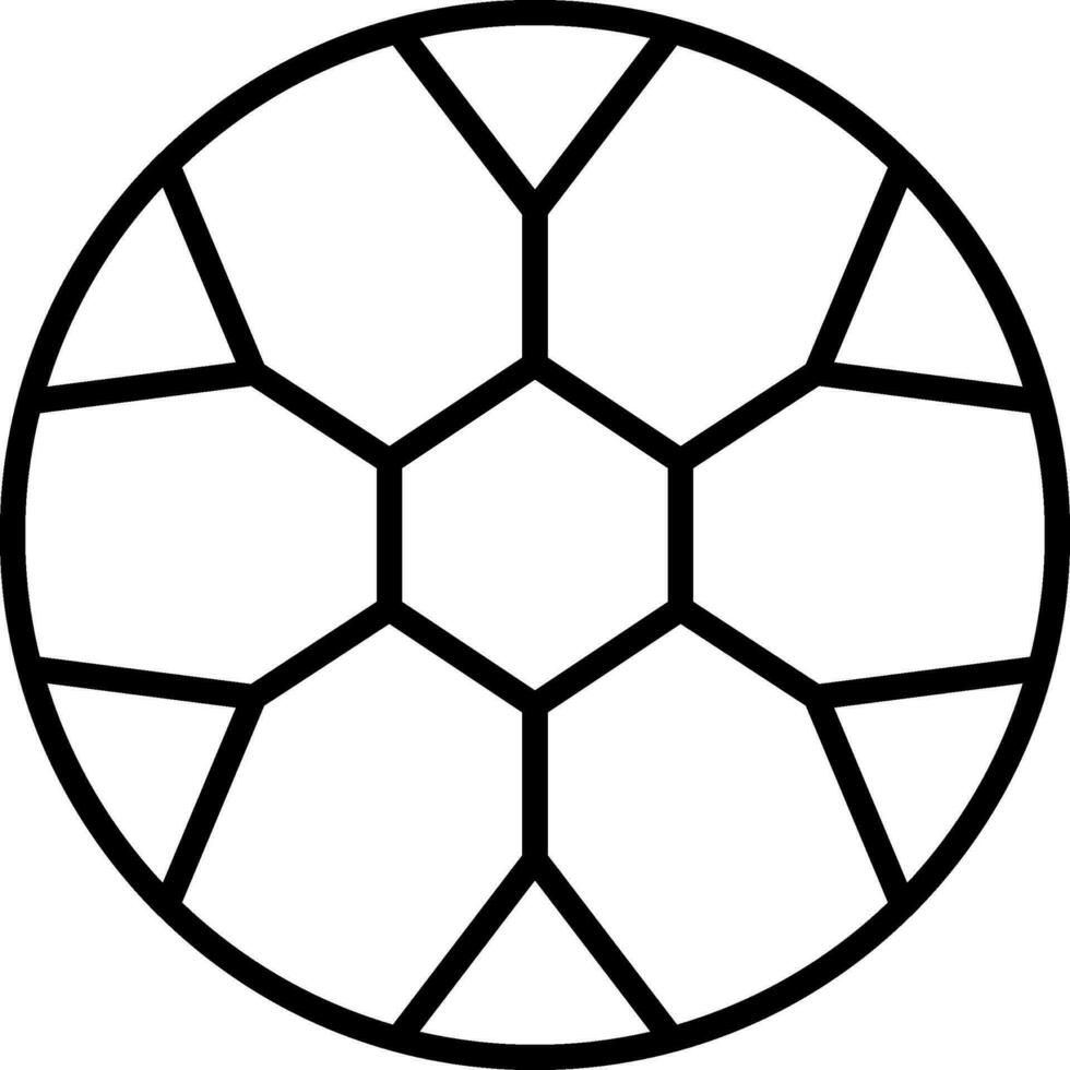 Football Line Icon vector