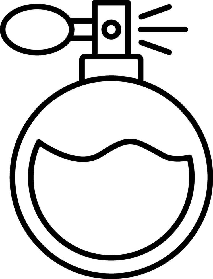 Perfume Line Icon vector