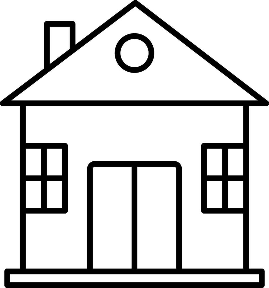 House Line Icon vector