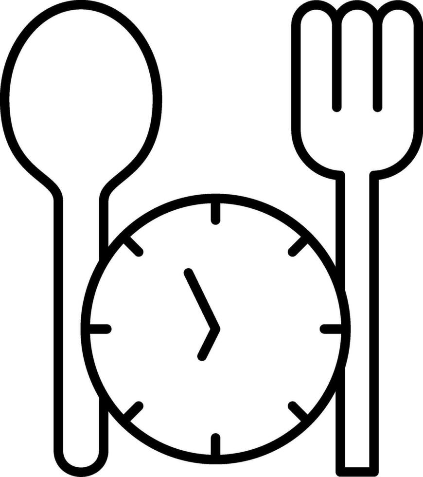 Fasting Line Icon vector