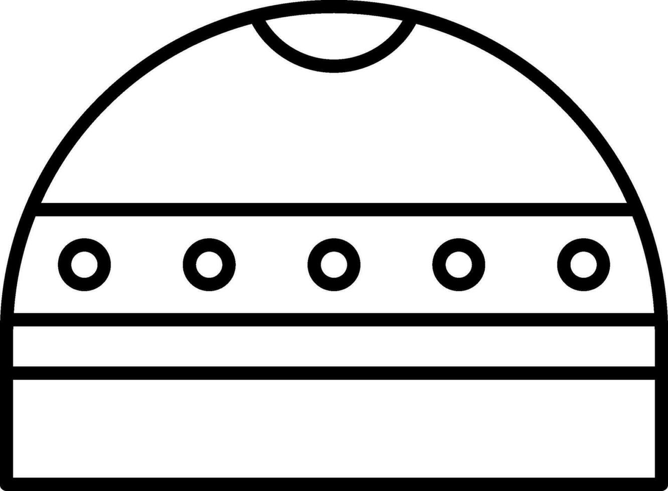 Cap Line Icon vector