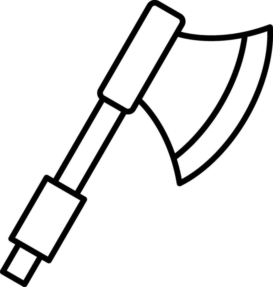 Axe Line Icon vector