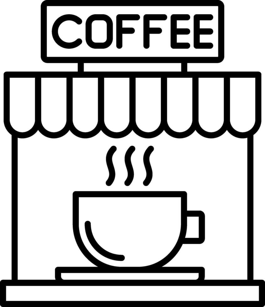 Coffee Line Icon 36611090 Vector Art at Vecteezy