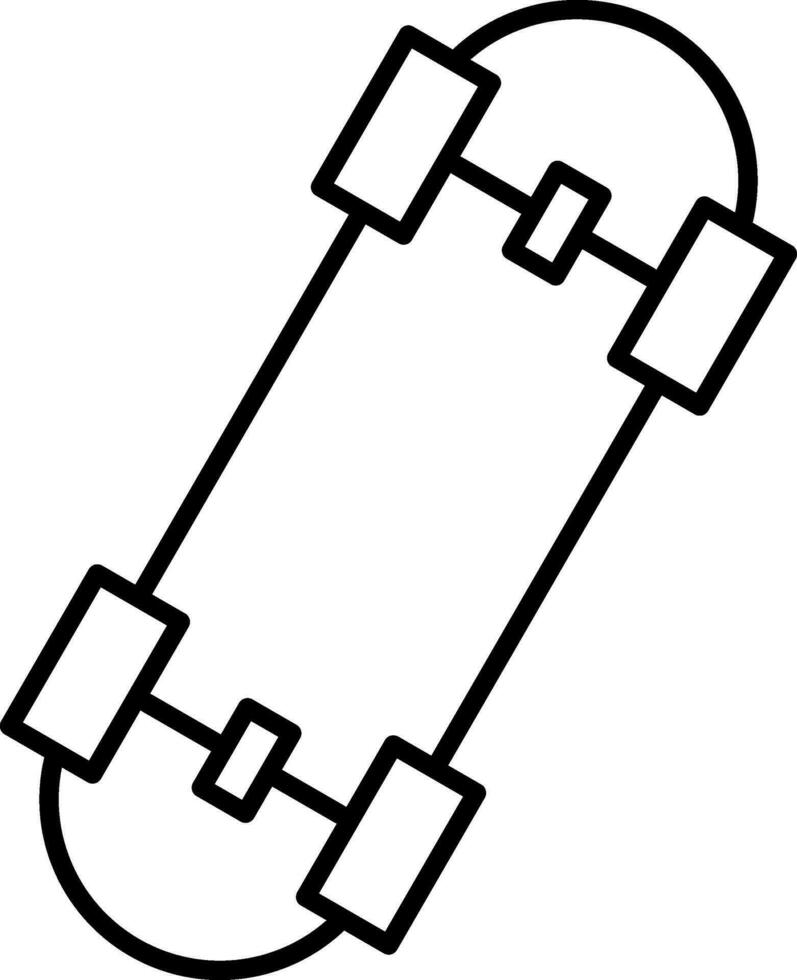Skates Line Icon vector