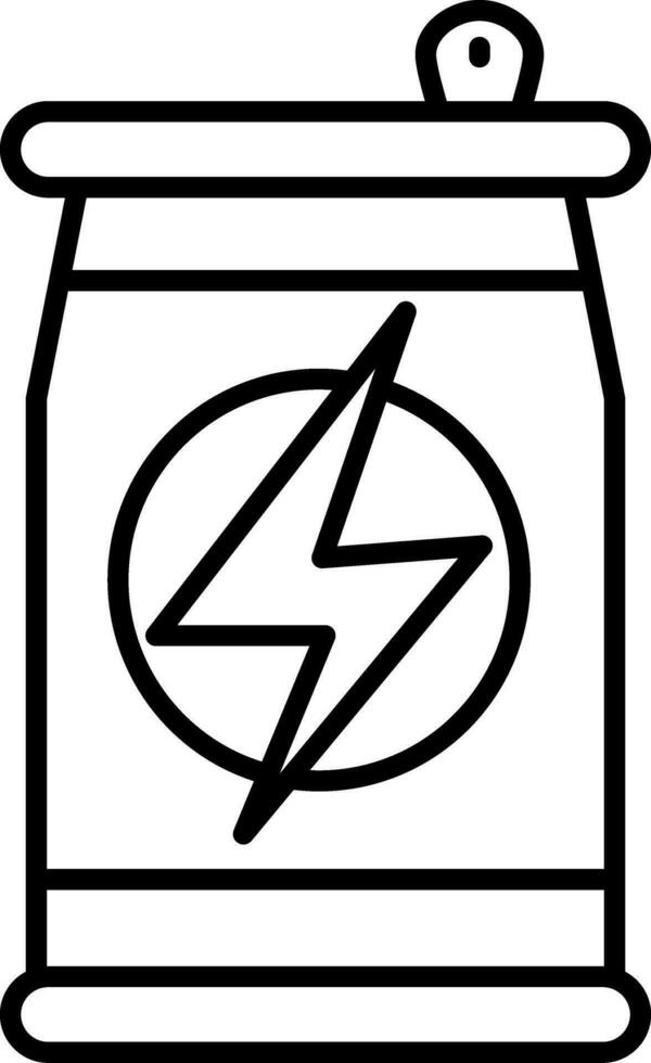 Energy Drink Line Icon vector