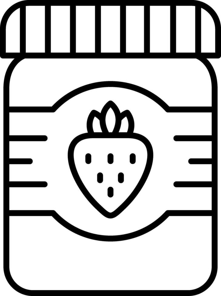 Jam Line Icon vector
