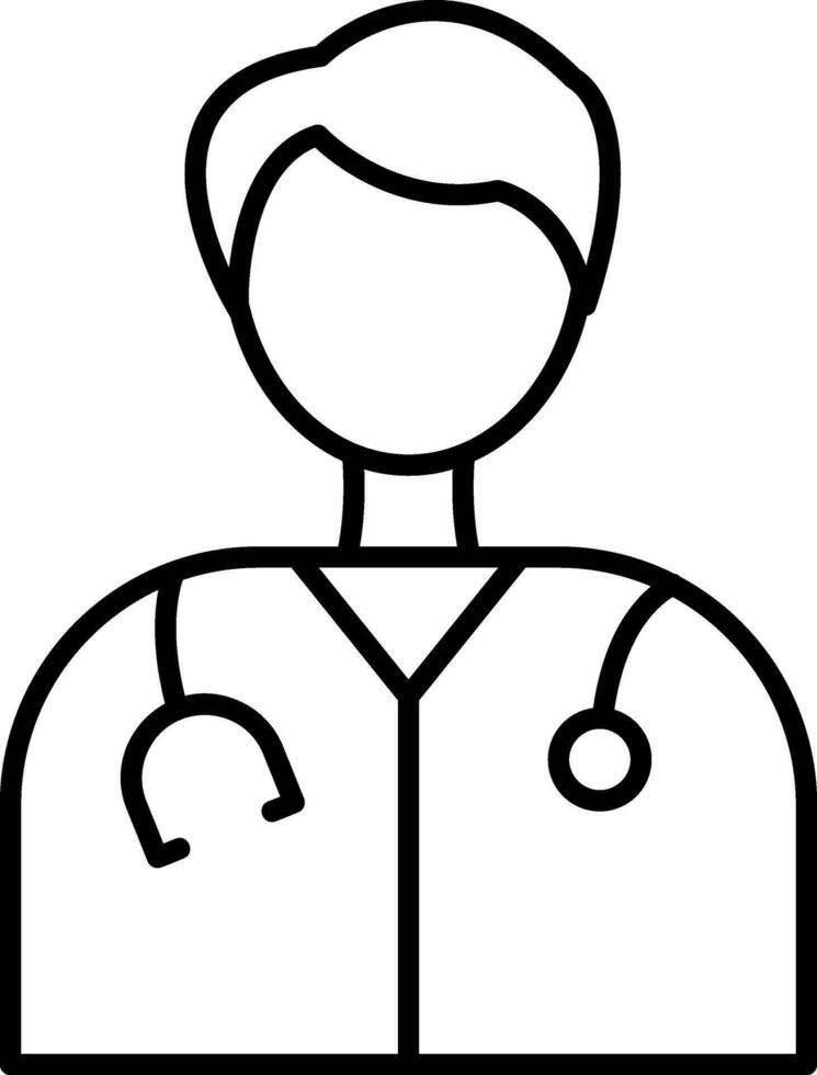 Doctor Line Icon vector