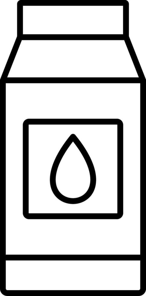 Milk Line Icon vector