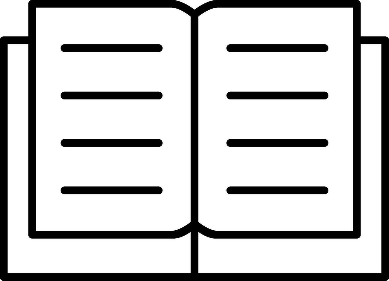 Book Line Icon vector