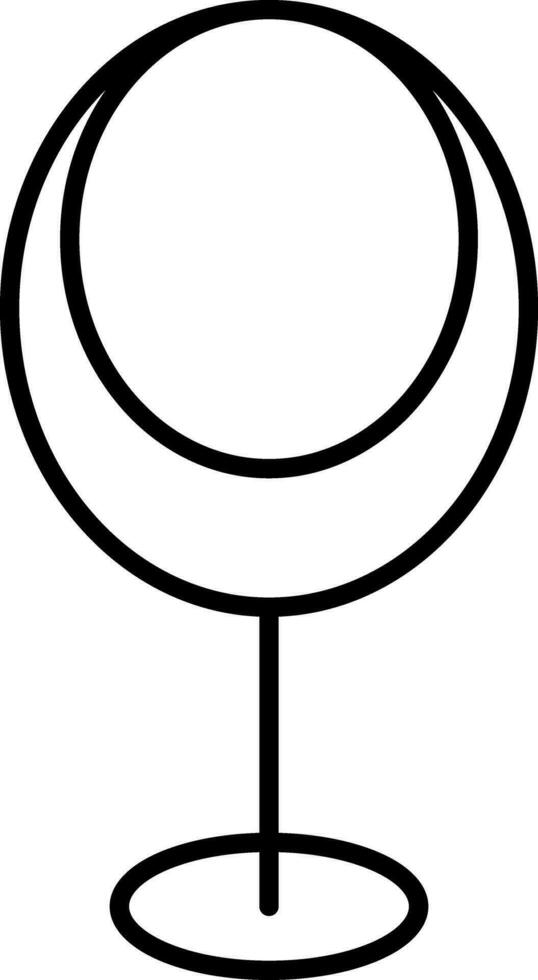 Egg Chair Line Icon vector