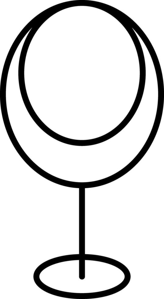 Egg Chair Line Icon vector