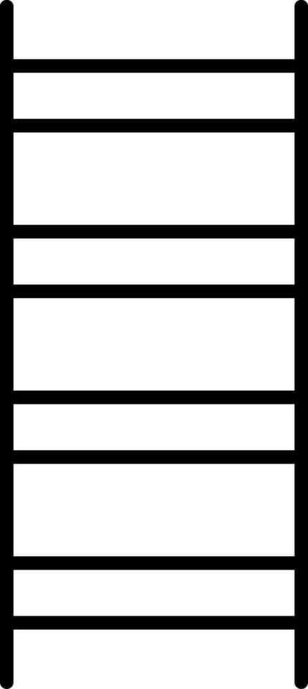 Ladder Line Icon vector