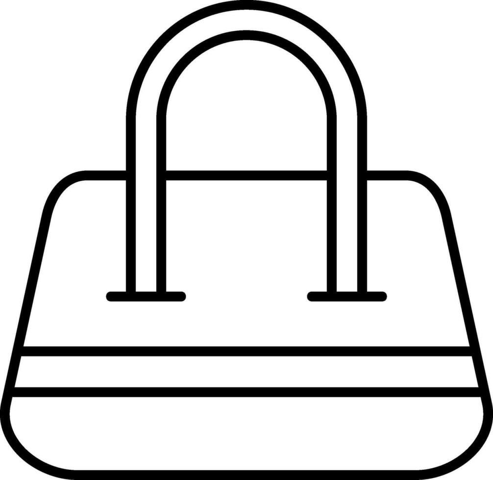 Purse Line Icon vector