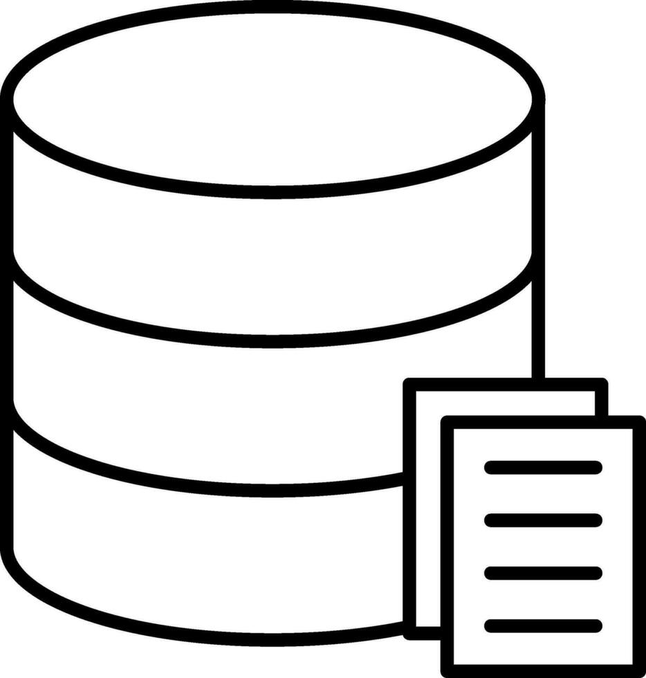 Data Line Icon vector