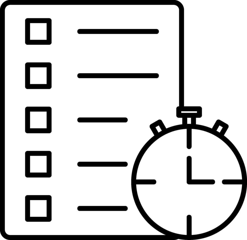 Track Of Time Line Icon vector