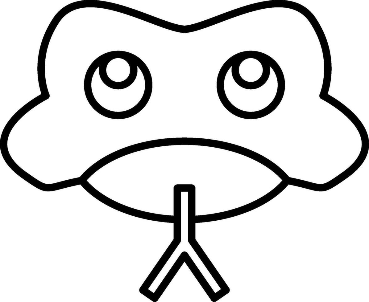 Snake Line Icon vector