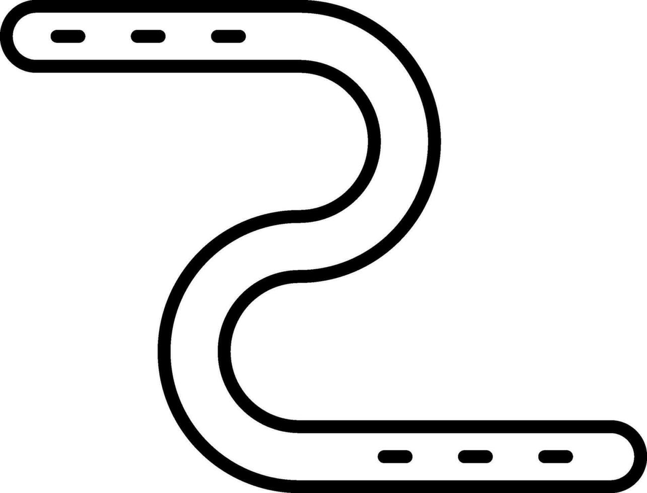 Earthworm Line Icon vector