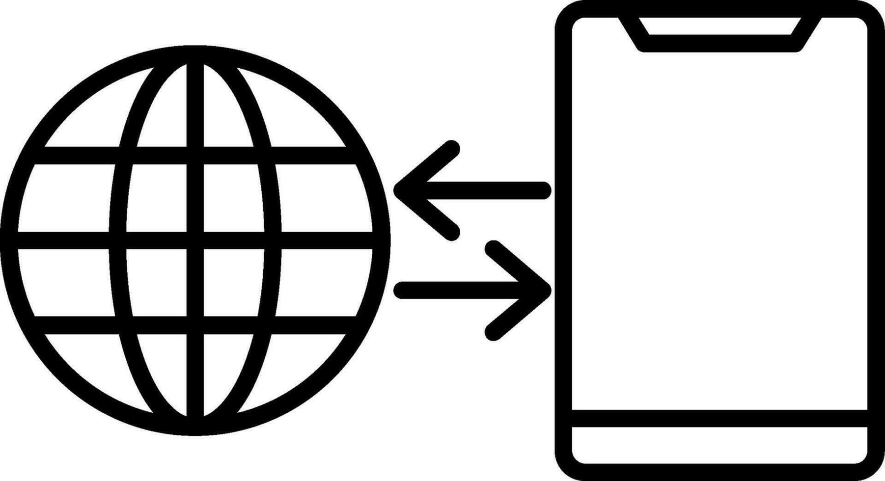 Connection Line Icon vector